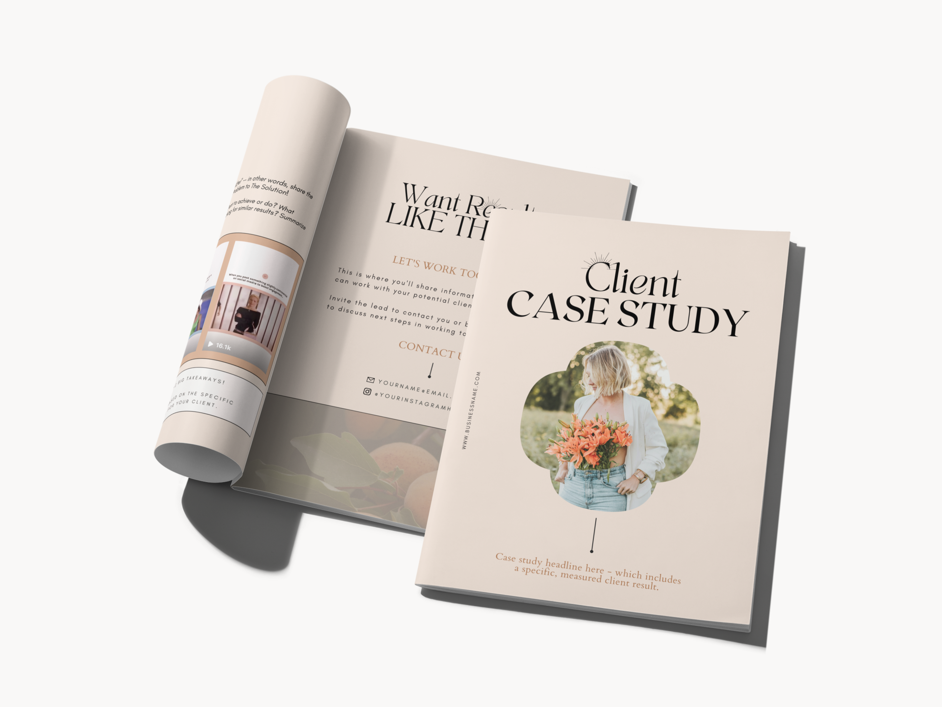 Case Study Template - Delicate & Dreamy