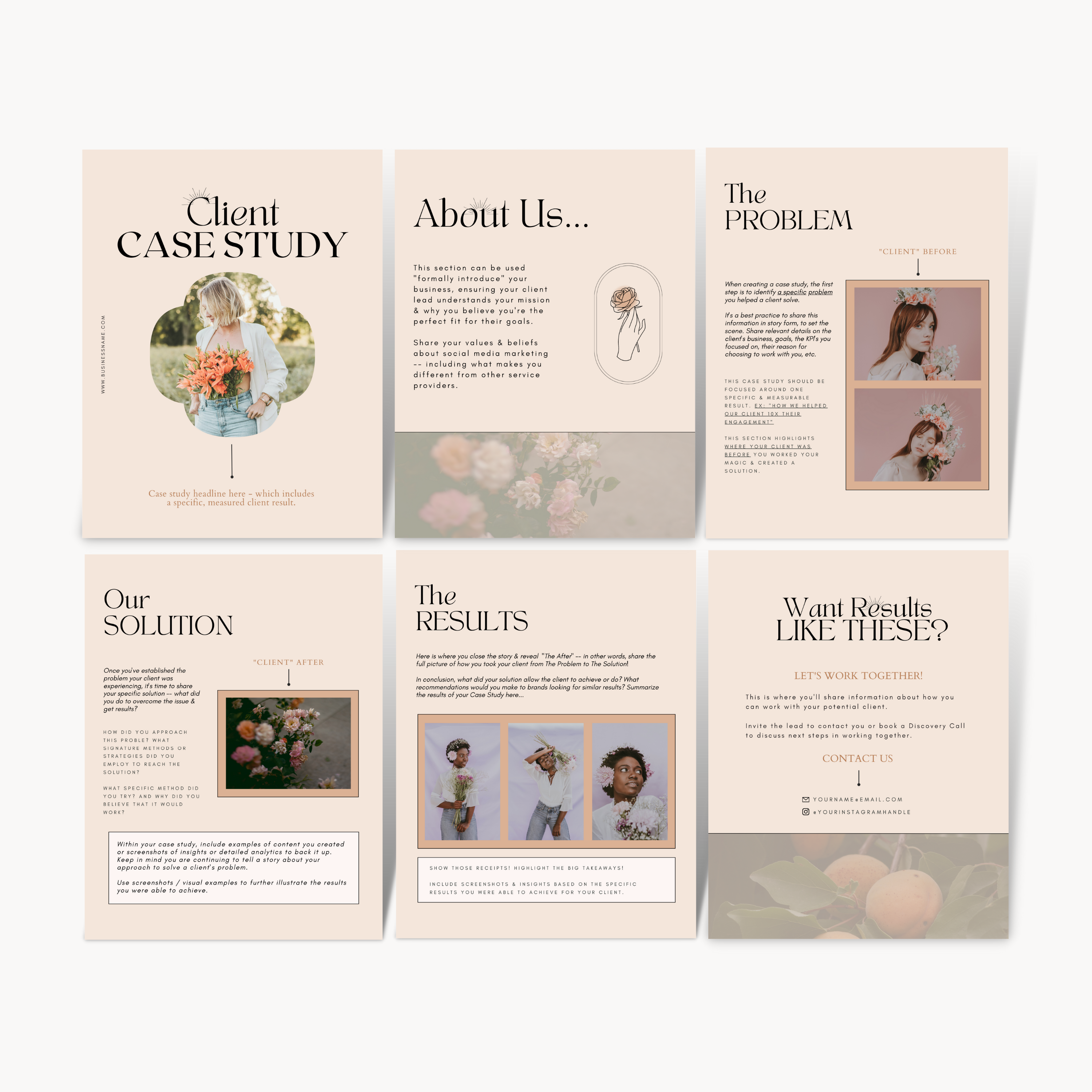 Case Study Template - Delicate & Dreamy