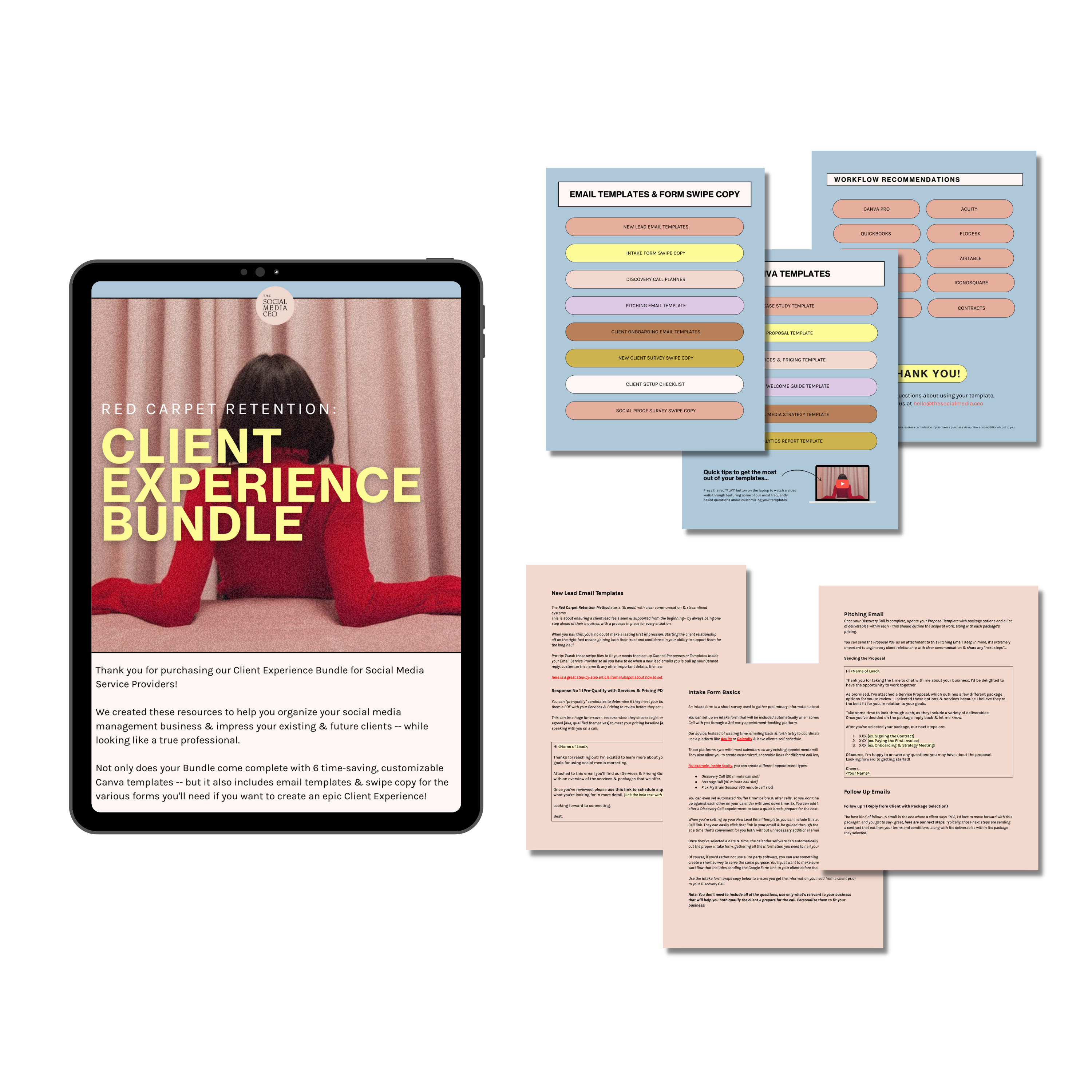 Client Experience Template Bundle - New Originals