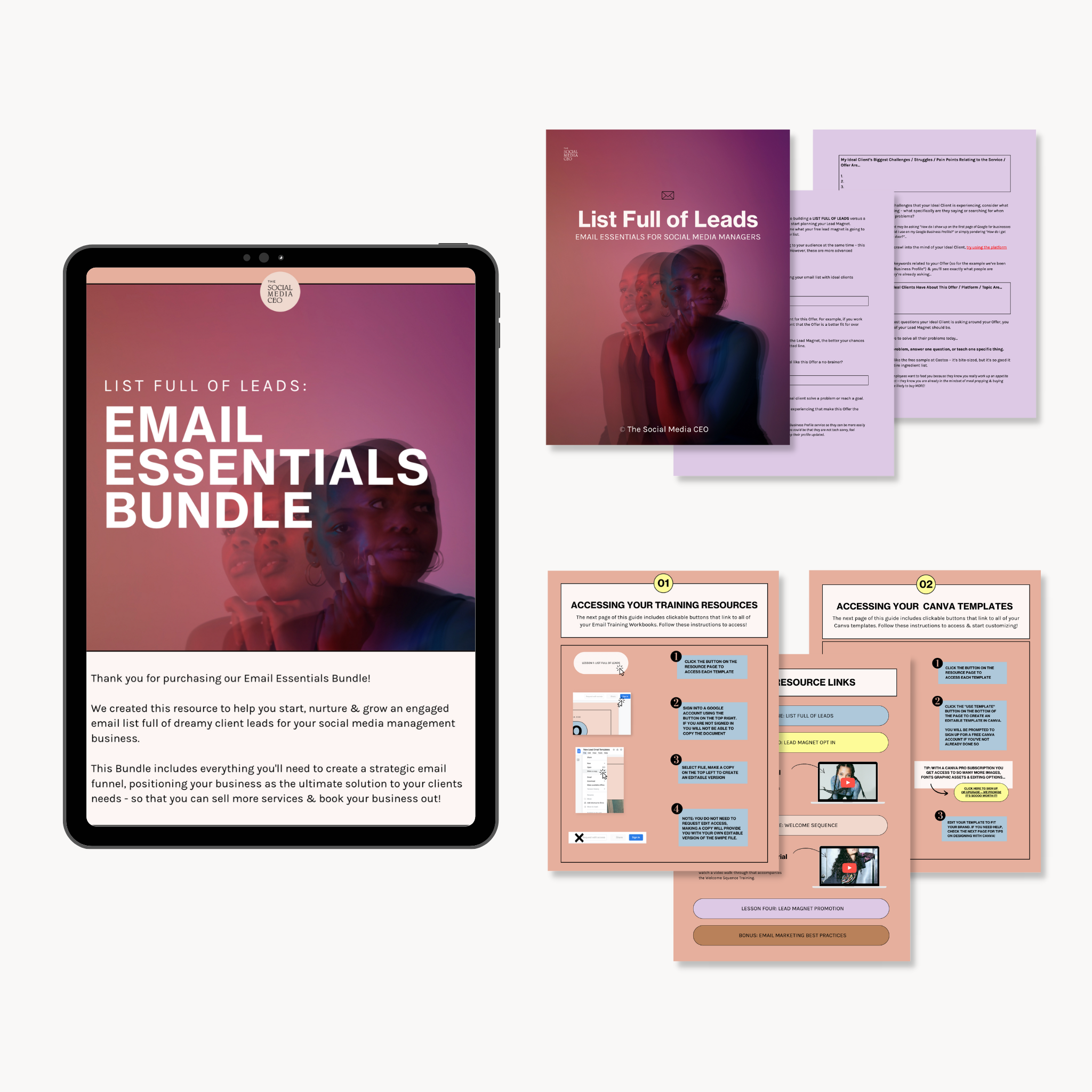 Email Essentials Training & Template Bundle - Modern Mystic