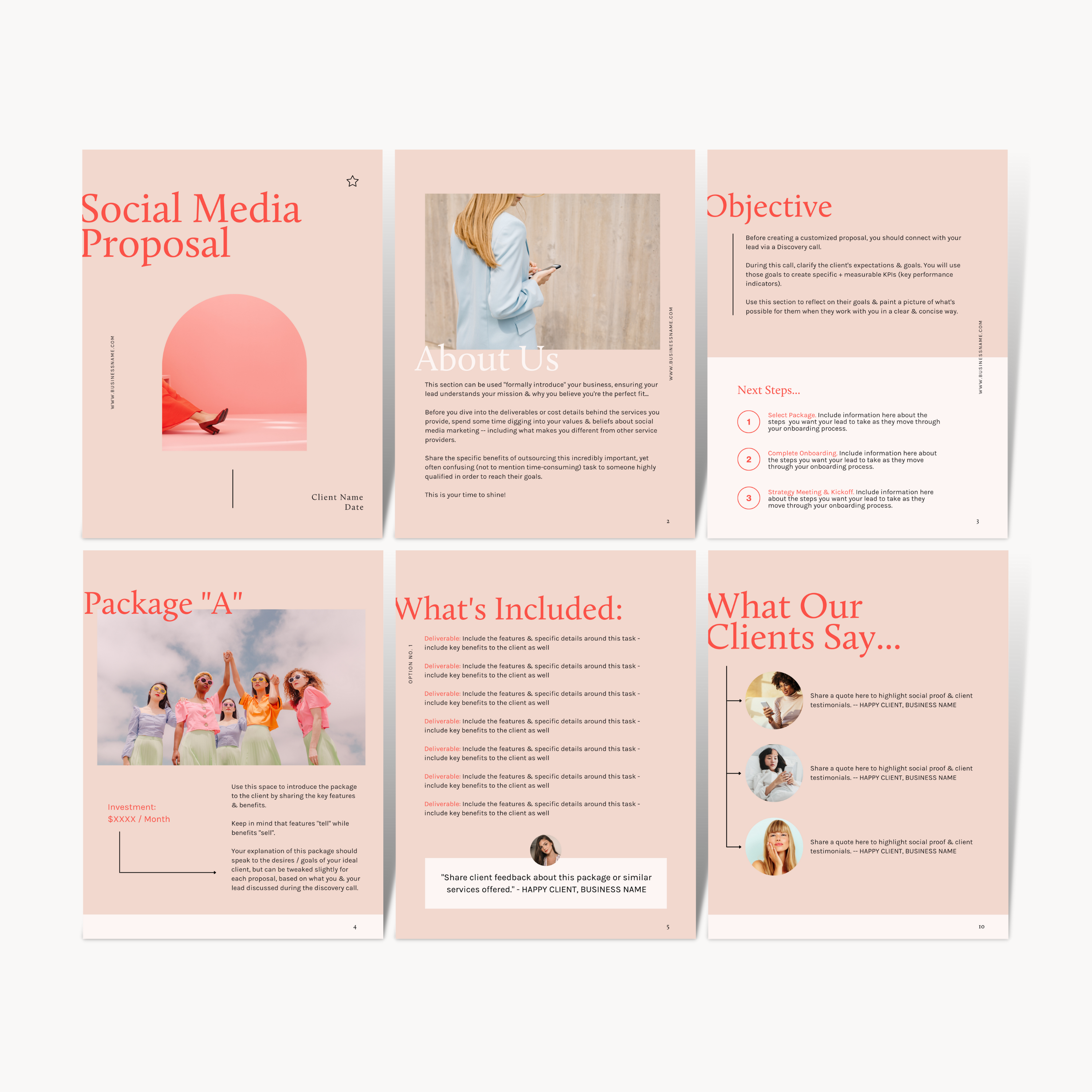 Social Media Proposal Template - New Originals