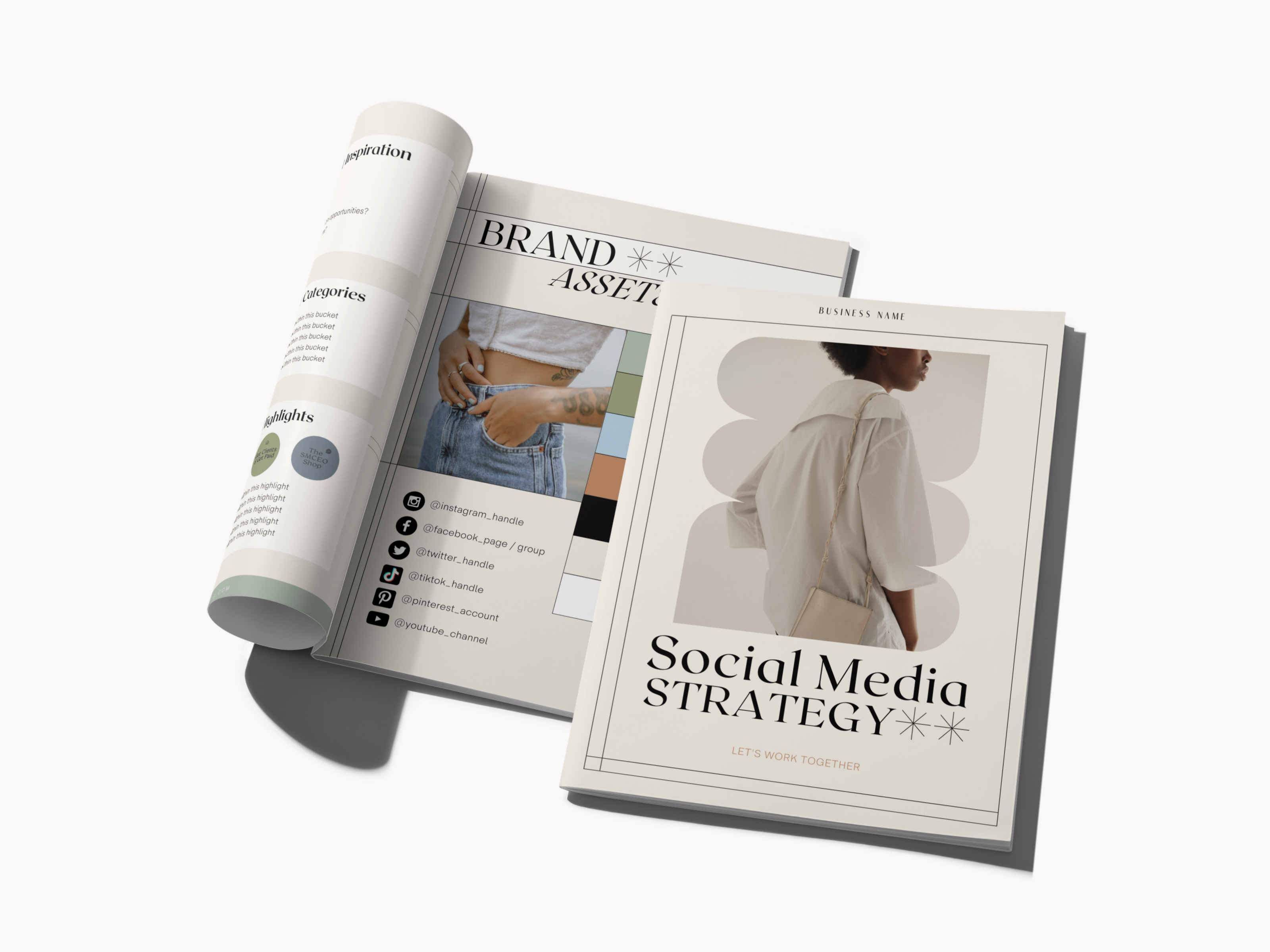 Social Media Strategy Template - Down to Earth