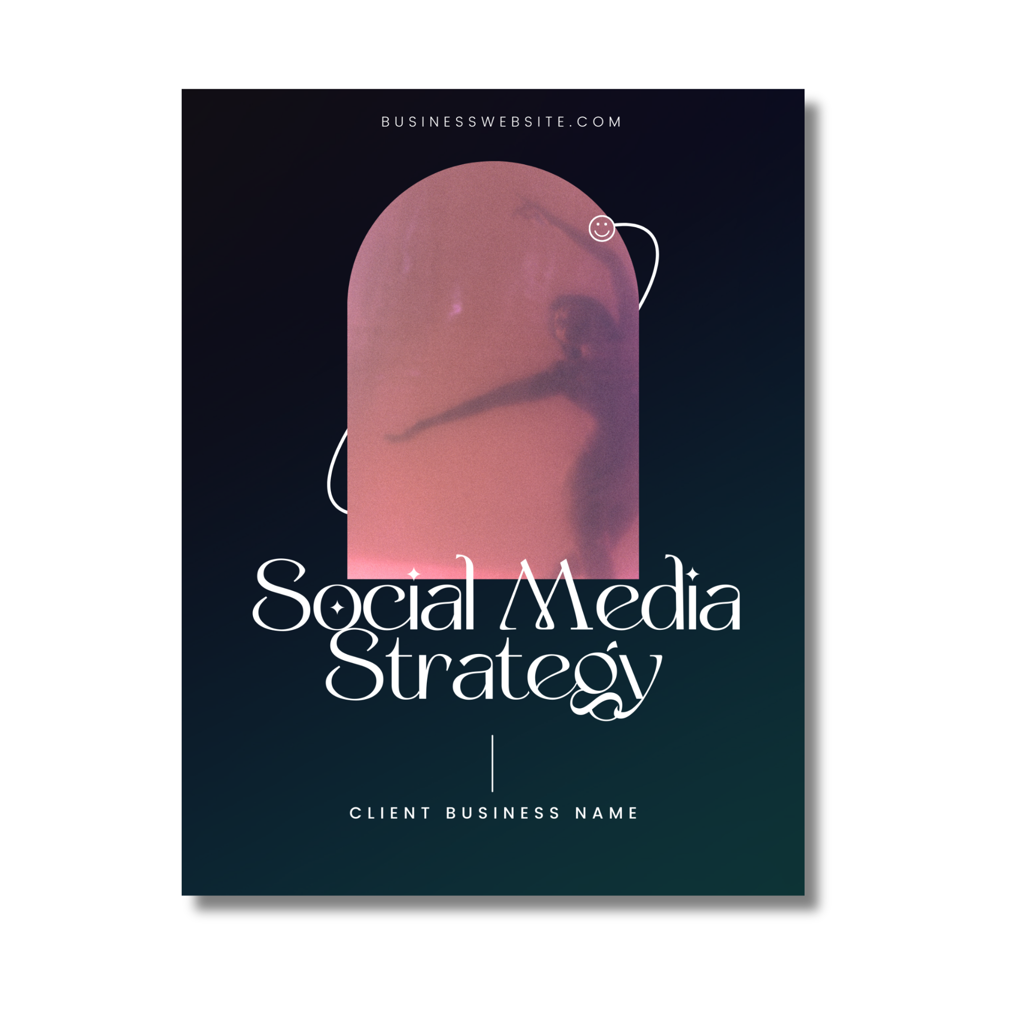 Social Media Strategy Template - Modern Mystic