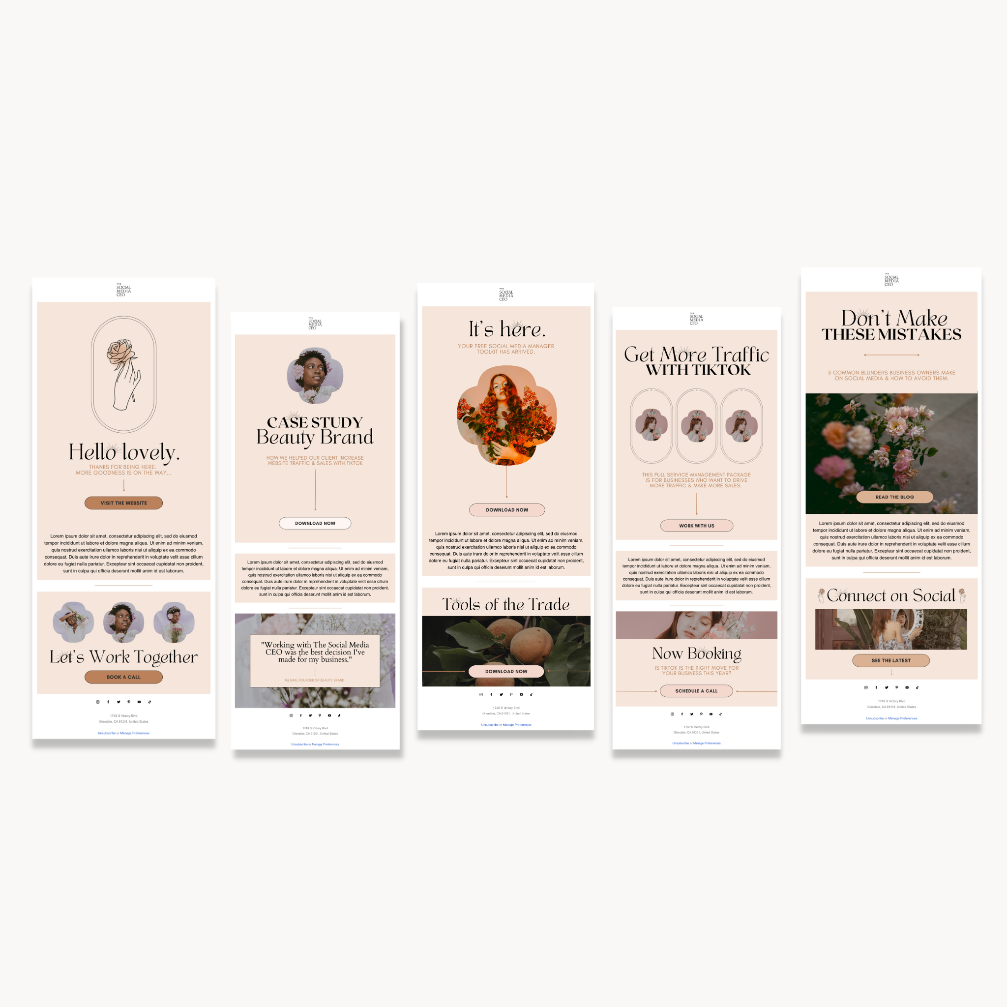 Email Essentials Training & Template Bundle - Delicate & Dreamy