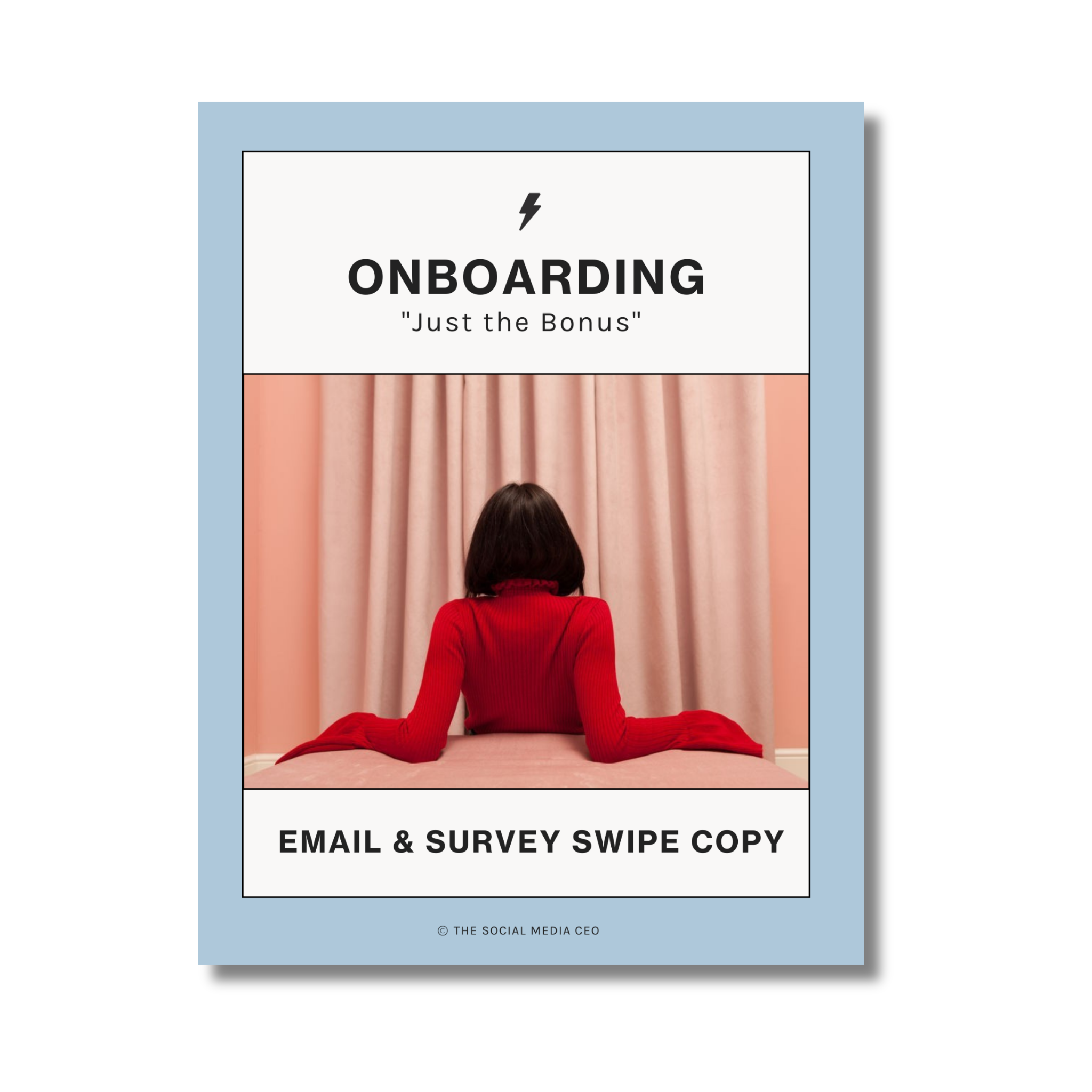 Just the Bonus: Onboarding Email + Survey Swipe Copy