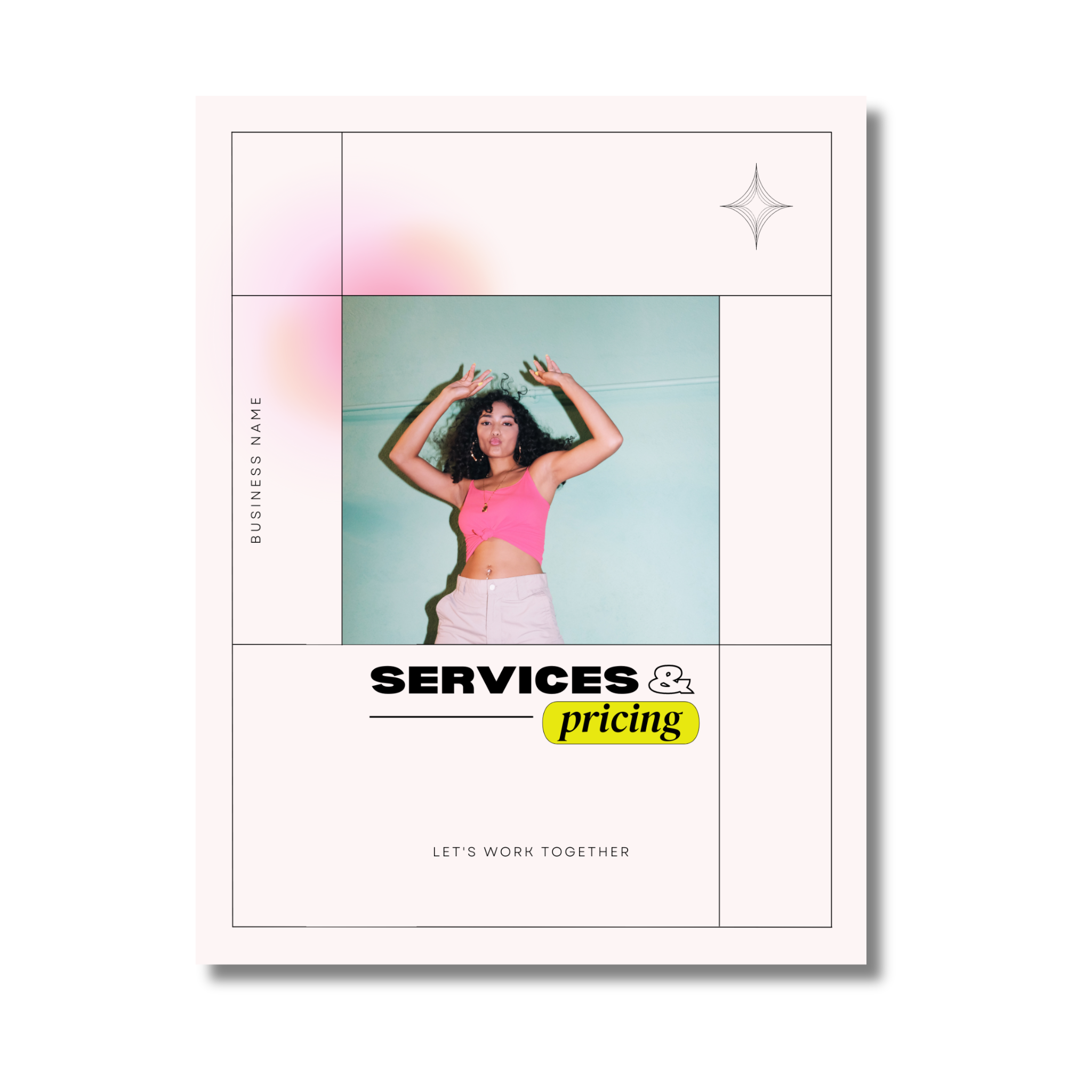 Services & Pricing Template - In Living Color