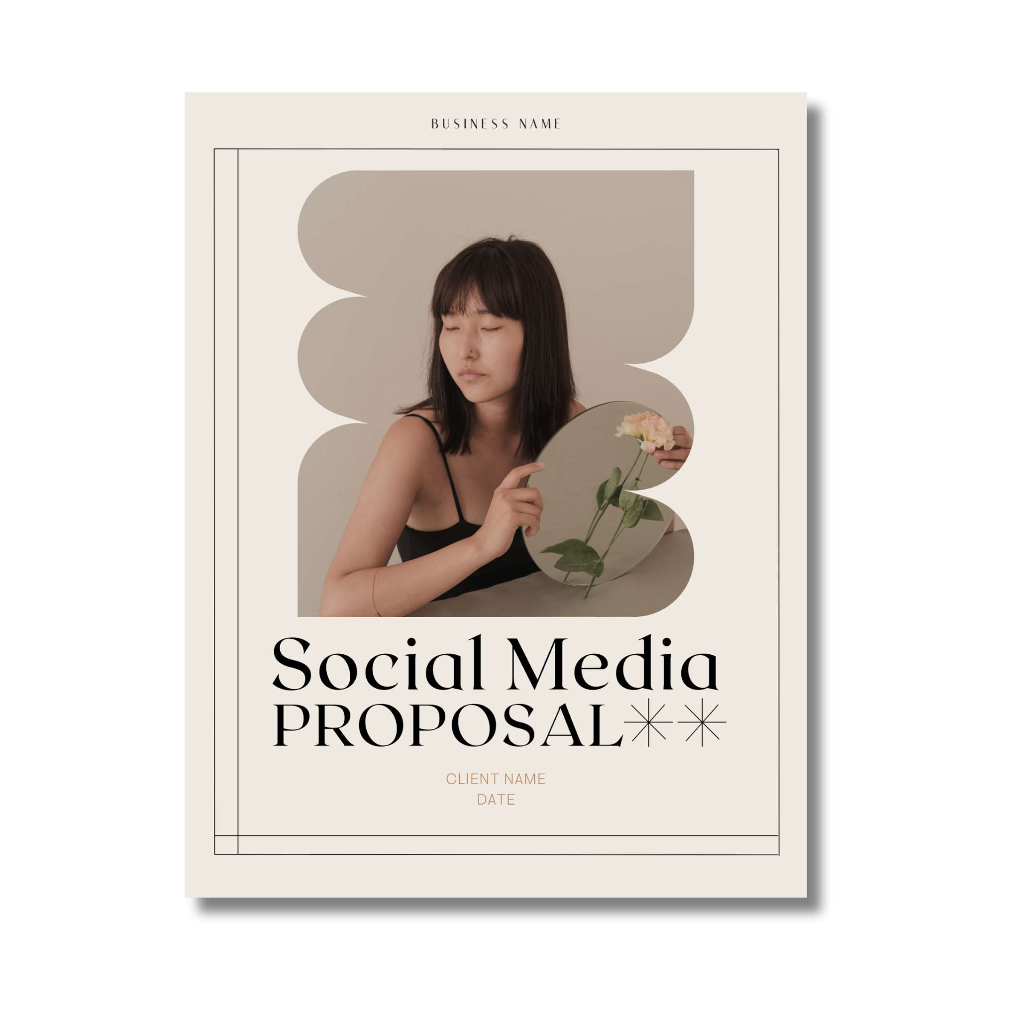 Social Media Proposal Template - Down to Earth